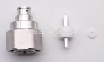 4.3-10 connector Male straight solder type connector for 1/4" Superflex cable