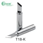 Green T18 Series Soldering Tips 40000-80000 Solder Point for Hakko Soldering
