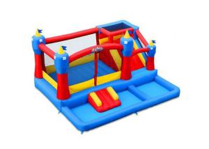 Wholesale PVC Tarpaulins Attractive Party Inflatable Bouncer Combo With Slide 5 * 5 * 3m from china suppliers