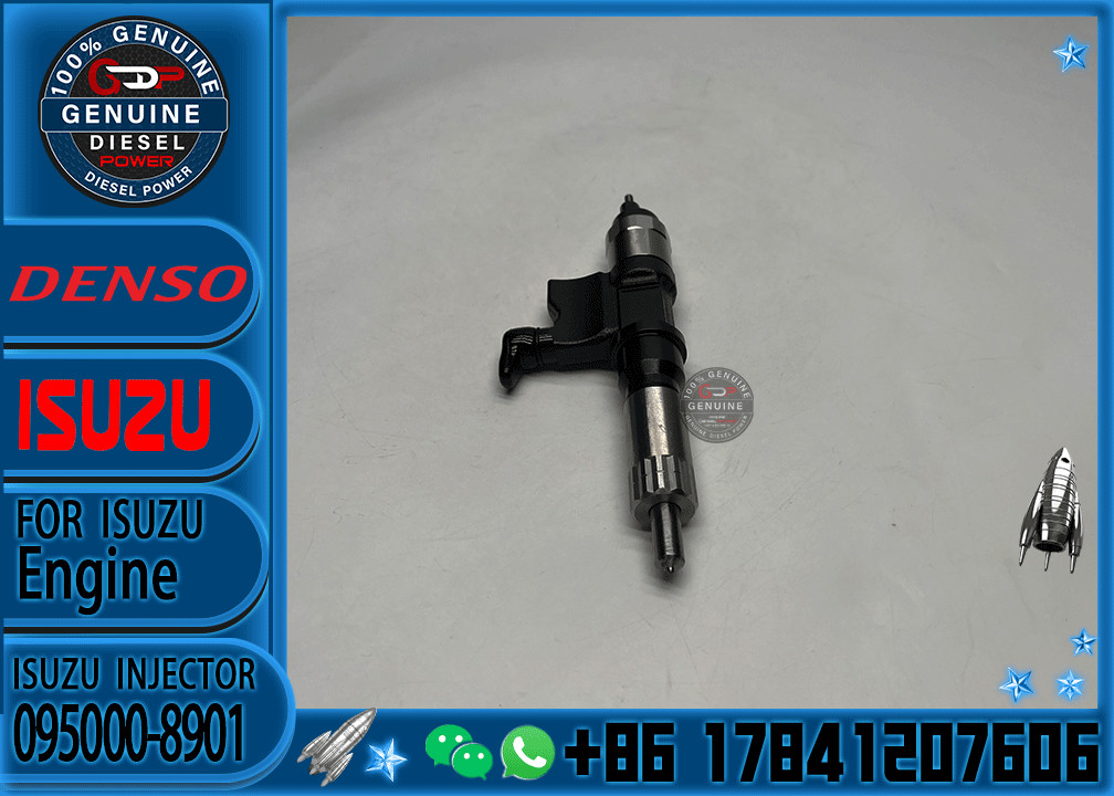 8-98151837-1 095000-8901 common rail injectors for ISUZU 4HK1 6HK1 engine excavator diesel fuel injectors