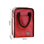 Waterproof Zippered Polyester L18.5cm Insulated Picnic Bag