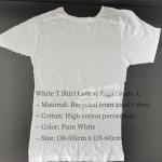 Factory Direct Sale Industrial Wiping White Cotton T-Shirt 20 KG Rags
