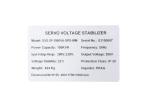 150KVA Servo Controlled Voltage Stabiliser Vertical Full Auomatic