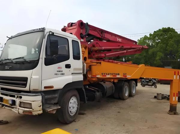 28m 37m 56m 61m Truck Mounted Concrete Boom Pump Cement Truck Long Sany Concrete