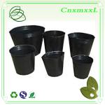 Thick 3Gal Plastic Nursery Pot 23cm Height Transplant HDPE Plant Pots