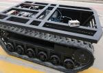 Power Trasmission 500KG Load Rubber Undercarriage Black Color