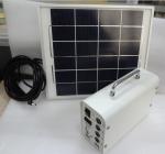 Light Weight Portable Solar Rechargeable Battery 12V 7AH For Home Lighting
