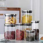 Borosilicate Dry Food 500ml Glass Kitchen Canister
