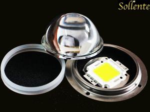 China 78mm Round Glass LED Lens For CXA 3070 , 60 Degree LED  Projector Lens on sale