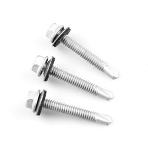 Wholesale Steel Structure Roofing Screw with Bi-Metal Hexagon Head and EPDM Washer 6.3x45 T/T from china suppliers