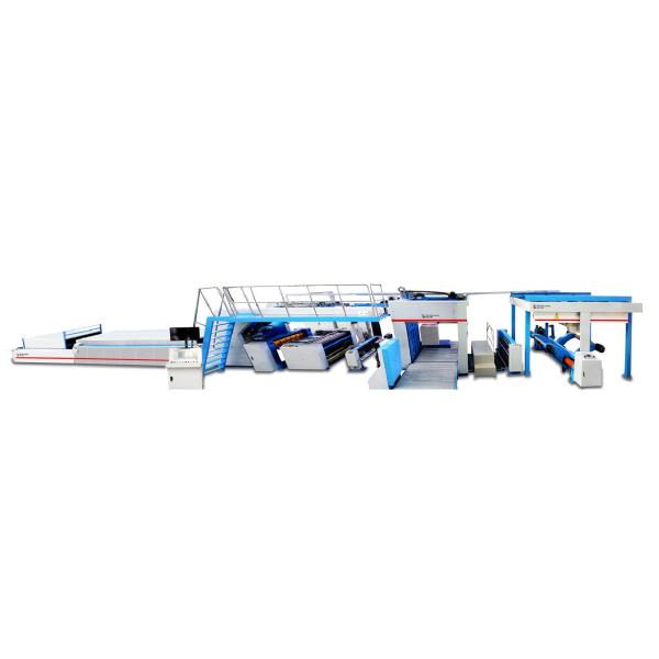 Inline Single Facer High Speed Corrugated Laminating Machine with Max Width Options and Laminating Accuracy Suitable for Packaging Production Lines