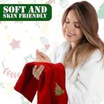 2023 Christmas Towel Gift Set Hypoallergenic Cotton Towels in Gift Box with