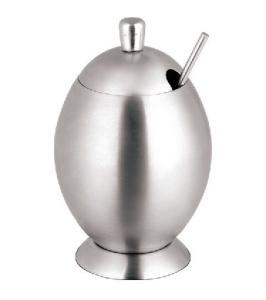 Wholesale Egg-shaped Sugar cup SHKT-9213,Stainless steel seasoning bottle from china suppliers