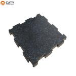 Indoor Smooth Rubber Tiles For Home Gym Waterproof Anti Fatigue