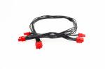 QingSea Power Supply Modular Cable Kit 24 Pin 8Pin 6Pin Length 610mm Black
