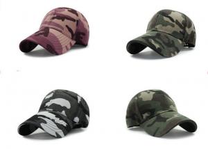 Cool Custom Personalized Hats , Embroidery Camouflage Hip Hop Cap For Girls