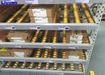 High Efficiency Carton Flow Rack Plastic Gravity Roller Stainless Steel Q235B