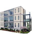 CE high quality two storey apartment container hotel house for sale