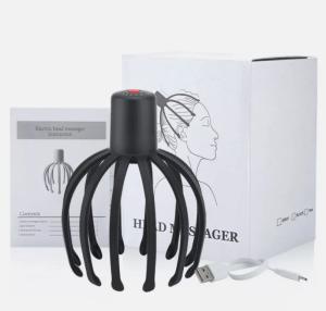 Wholesale Silver Body Massage Device 8 Massage Nodes Suitable for Head/Scalp 2 AAA Batteries Needed from china suppliers