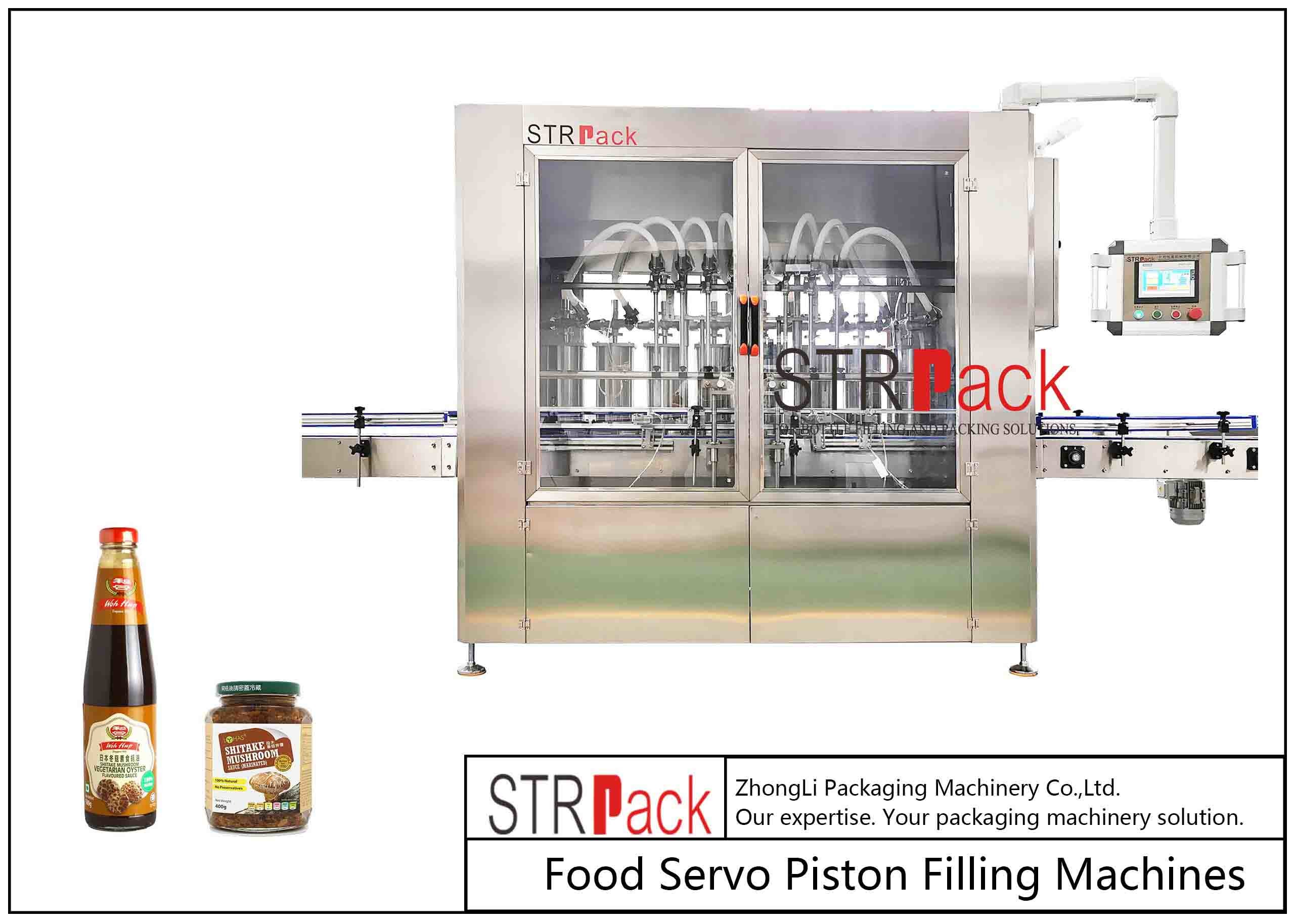 PLC Control Automatic Paste Filling Machine 220V / 50Hz