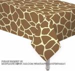 Animal Safari Theme Zoo Print Table Cover/Animal Theme Tablecloth Party Supplies