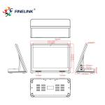 10.1 Inch USB Industrial Touch Monitor With ISO9001 Certification