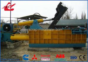 China Electrical Control Non Ferrous Metals Hydraulic Scrap Baling Machine Turn Out Model on sale