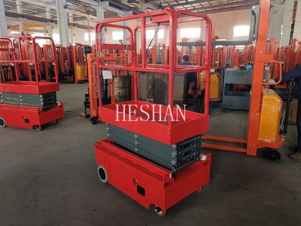 Hydraulic 3.9M Self Propelled Lifting Platform Mobile Indoor Electric Scissor
