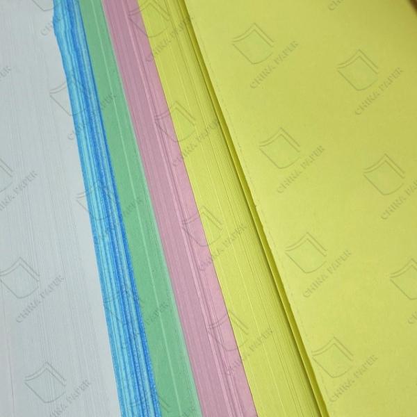 High Quality Black Image NCR Paper for Laser Printers White Pink Yellow Blue