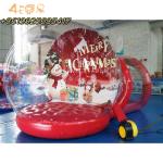 Inflatable Snow Globe Custom Glitter Snow Globes Christmas Snowman Santa Water