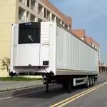 High Strength Steel Double Circuit Brake System 3 AXLE REFRIGERATED VAN SEMI