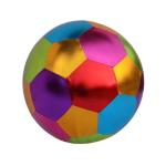 Unisex Assortment of Metallic Fabric Bouncing Inflatable Toy Balls Purple Gold