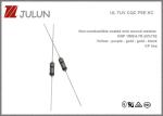 Non Combustible Coated Wire Wound Resistor 125V 250V For Power Supply