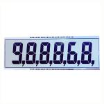 Gas Station Petrol Pump Oil Machine Mono Metal Pin 6 Digits 7 Segments LCD