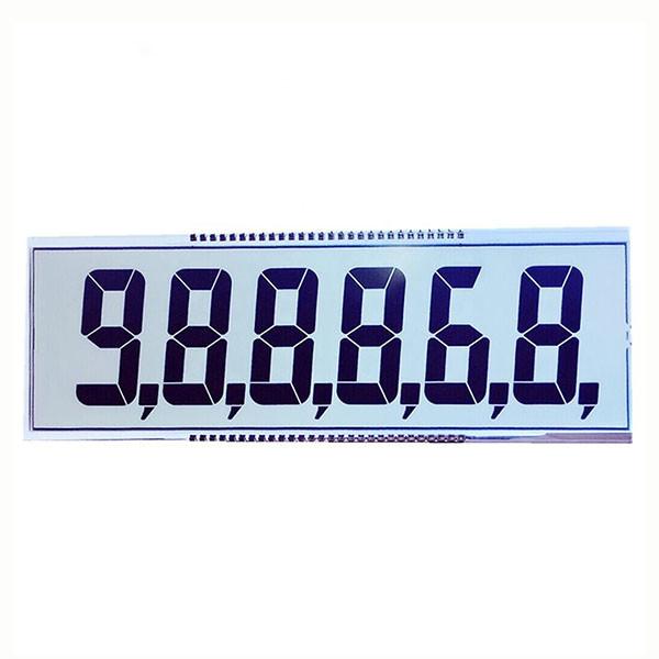Gas Station Petrol Pump Oil Machine Mono Metal Pin 6 Digits 7 Segments LCD