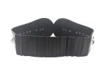 Women Genuine Leather Pin Buckle Retro Elastic Belts For Dresses / Wide Cinch