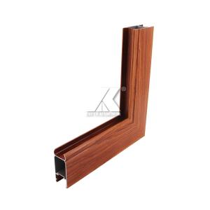 Wholesale Customized Extruded Alloy Aluminum Door And Window Frames - Buy Wood grain Aluminum Door And Window Frames from china suppliers