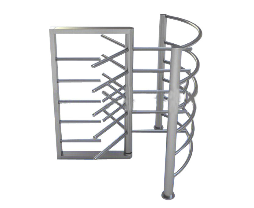 Dual Channel Security Turnstile Security Revolving Doors Rust Proof 120 Degree