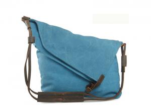 Wholesale Wholesale Canvas Handbags Folded Design Waxed Canvas Messenger Bag from china suppliers