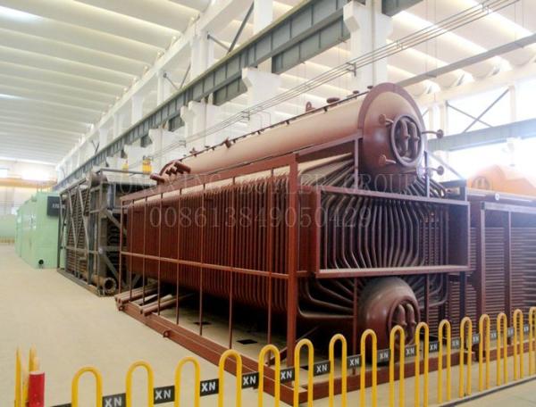 Environment Friendly Coal Fired Steam Boiler Double Drums Industrial Water Tube