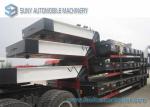 FUWA 13 T three Axle trailer , Low Bed Semi Trailer WABCO ABS JOST Legs