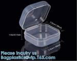 Plastic Beads Storage Containers Box, Storage Of Small Items Crafts, Hinged Lid,