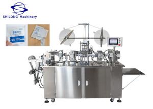 Wholesale Antiseptic 120pc/ Min Alcohol Swab Making Machine 60g Spunlace 60*30mm from china suppliers