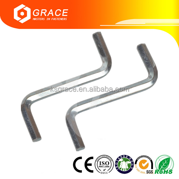 Zinc Plated Z Shape Hex Allen Key Industrial Grade
