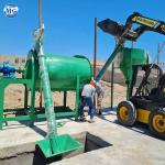 440V Dry Mortar Mix Machine With Ribbon Mixer Simple 35KW