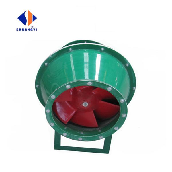 High Air Pressure and Large Air Volume Inclined Flow Duct Fan with FRP/304/Q235