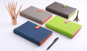 China High quality colorful cover optional PU leather hardcover ring binder planner on sale