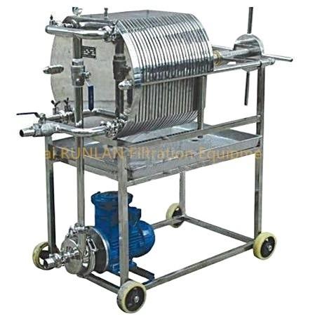 26KG Laboratory Movable Stainless Steel Plate Press Filter for Juice/Wine
