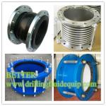 Metal Bellow Expansion Joint Stainless Steel SS316 SS304 Flange and NBR O-ring