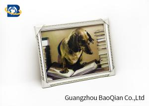 Wholesale Dog Animal 3D Lenticular Pictures PVC / MDP Frame Decoration Of Free Sample from china suppliers